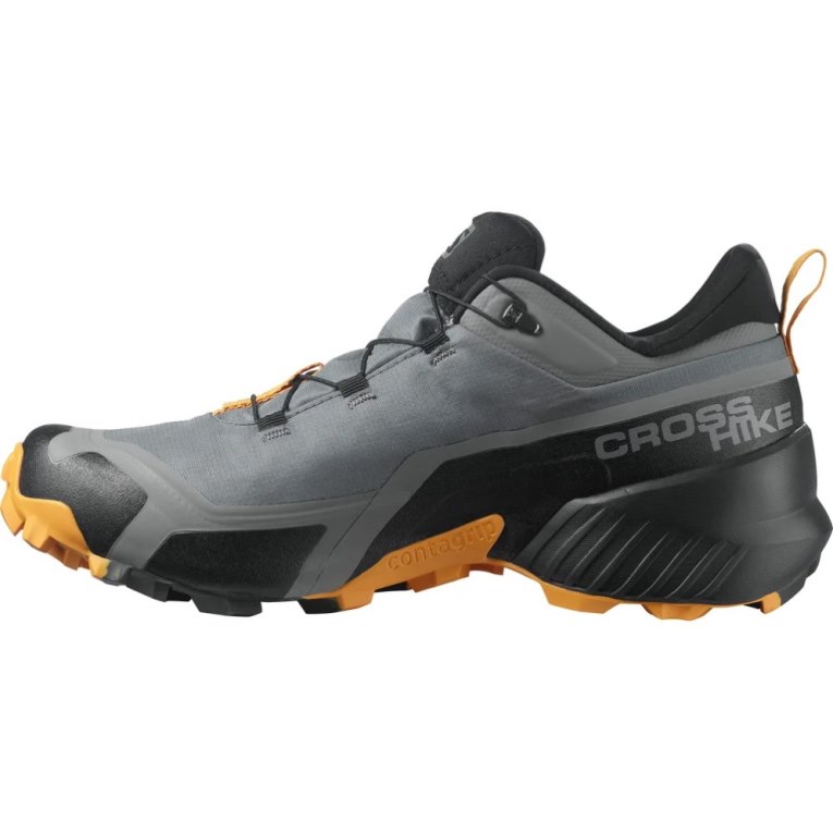 Grey Salomon Cross Hike GTX Men's Hiking Shoes | IE EX8236